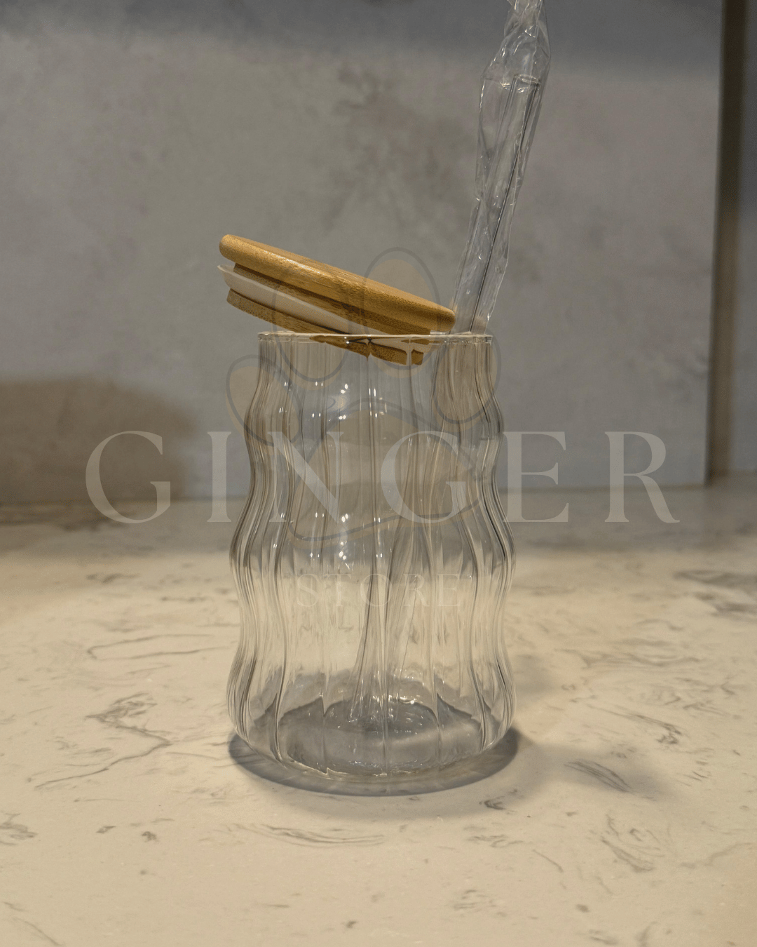 Ripple Curvy Glass- 500ML